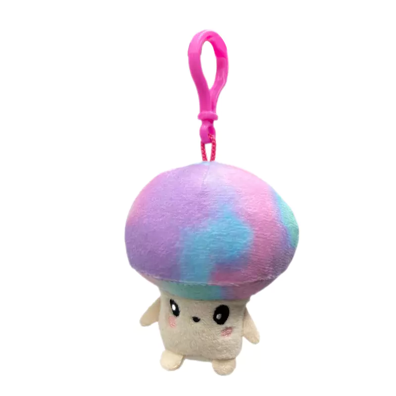 Kawaii svamp plysch nyckelring